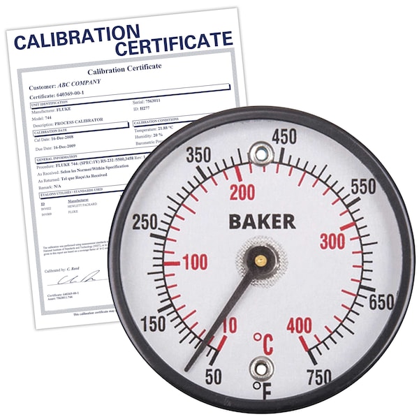 Baker Instruments 314FC-NIST Magnetic Surface Thermometer, 50 to 750 deg F 314FC-NIST - main